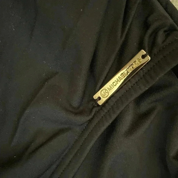 Michael-Michael Kors Black Keyhole One-Piece Swimsuit sz 22 W - Picture 3 of 14